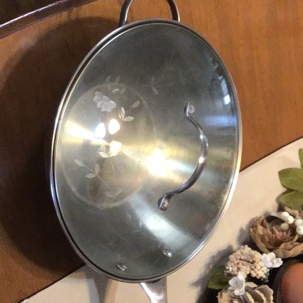 Princess House Stainless Steel Wok.
